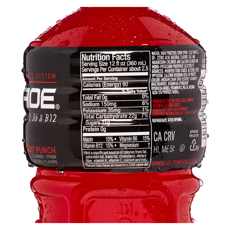 Powerade Fruit Punch 32oz