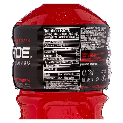 Powerade Fruit Punch 32oz