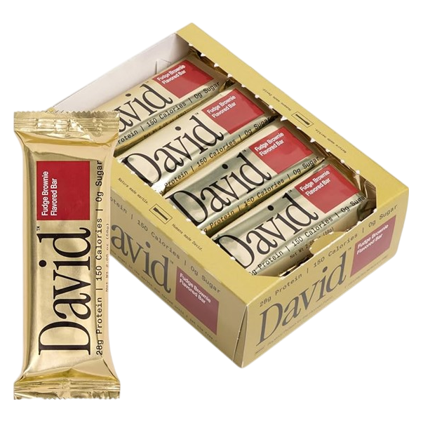David Fudge Brownie Protein Bar, 12ct