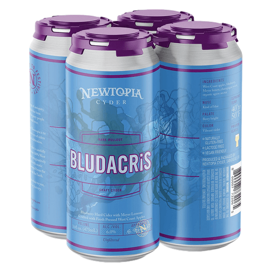 Newtopia Cyder Bludacris 4pk 16oz Can