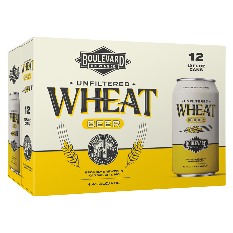 Boulevard Brewing Unfiltered American Wheat Ale 12pk 12oz Can