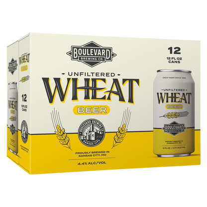 Boulevard Brewing Unfiltered American Wheat Ale 12pk 12oz Can