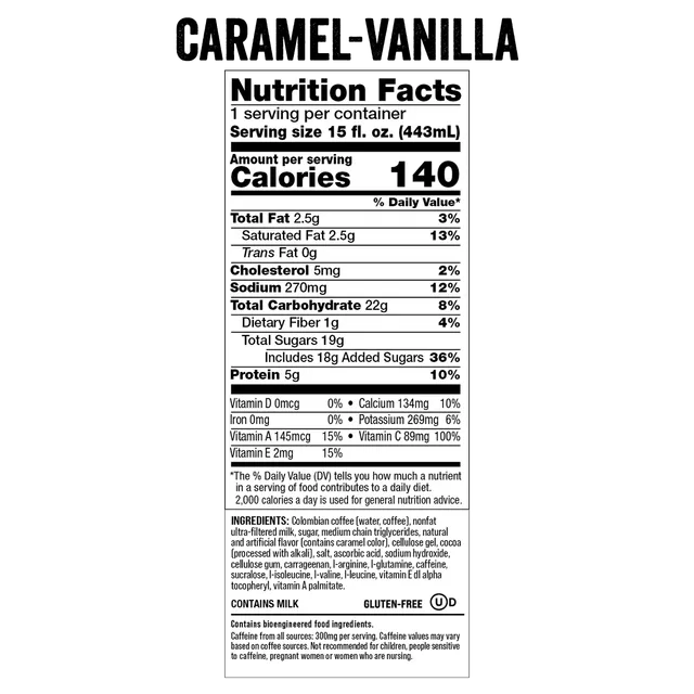 Black Rifle Coffee Co. Espresso 300 Caramel Vanilla 15oz Can