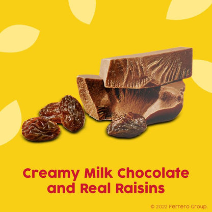 Raisinets Milk-Chocolate-Covered California Raisins, Movie Theater Candy Box, 3.1 oz