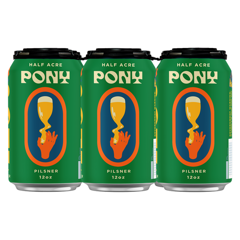 Half Acre Pony Pils 6pk 12oz Can 5.5% ABV