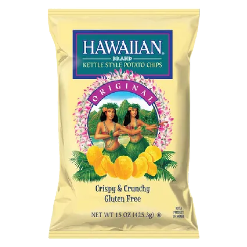 Hawaiian Original Kettle Style Potato Chips 15oz