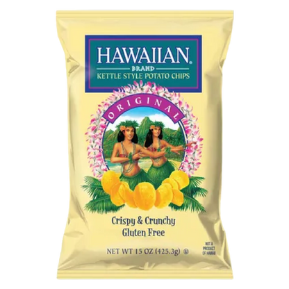 Hawaiian Original Kettle Style Potato Chips 15oz
