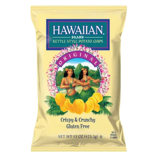 Hawaiian Original Kettle Style Potato Chips 15oz