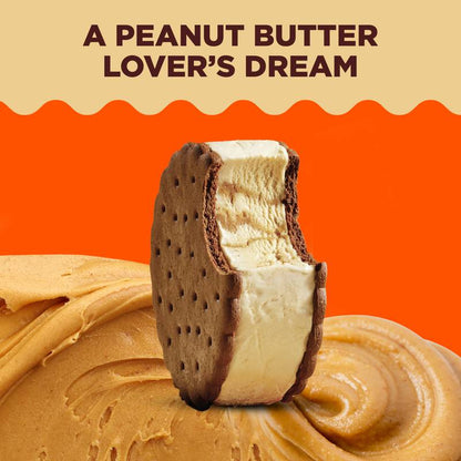 Reese's Peanut Butter Frozen Dairy Dessert Sandwich 4ct