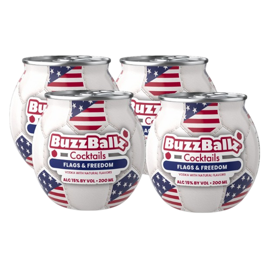 BuzzBallz Cocktails Flags & Freedom 4pk