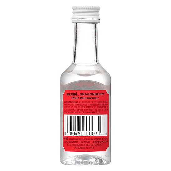 Bacardi Dragon Berry Rum 50ml