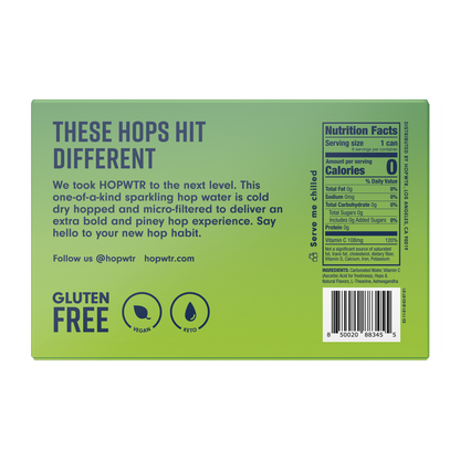 HOPWTR 2x Hopped 6pk 12oz Can