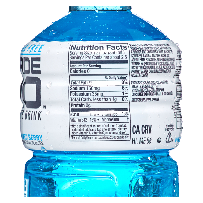 Powerade Zero Mixed Berry 32oz