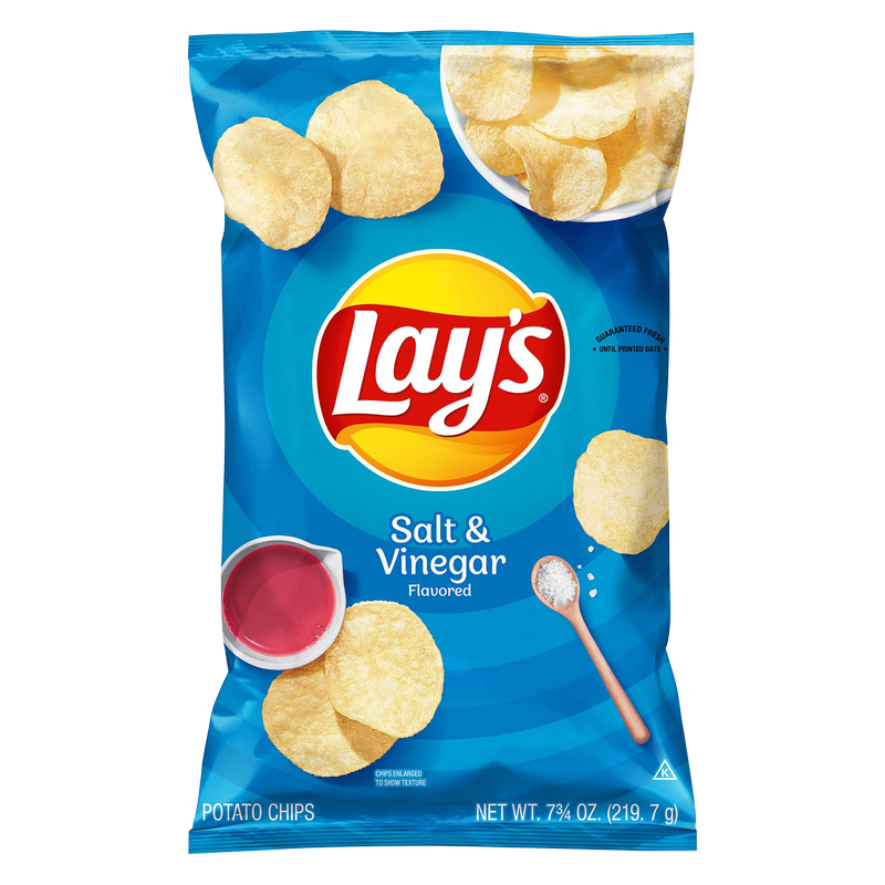 Lay's Salt & Vinegar Potato Chips 7.75oz