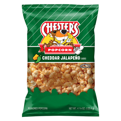 Chester's Fries Corn And Potato Snacks Cheddar Jalapeno Popcorn 4.25 Oz