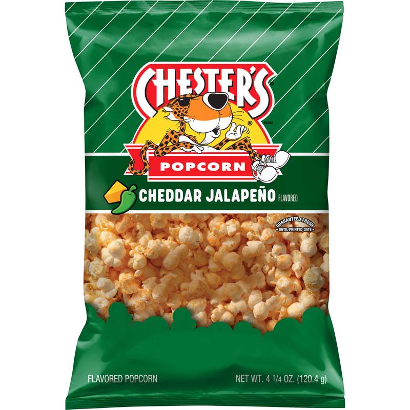 Chester's Fries Corn And Potato Snacks Cheddar Jalapeno Popcorn 4.25 Oz