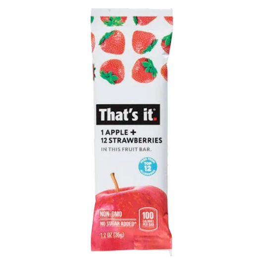 That's It. Apple + Strawberry Fruit Bar, 1.2oz
