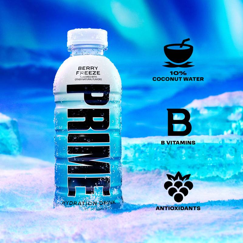 Prime Hydration Freeze Variety Pack 15pk 12oz Btl