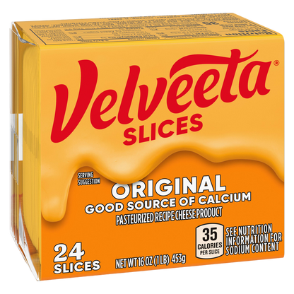 Velveeta Slices Original Cheese - 24ct