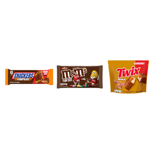 Twix, M&M, & Snickers Halloween Bundle
