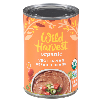 Wild Harvest Organic Vegetarian Refried Beans, 16oz.
