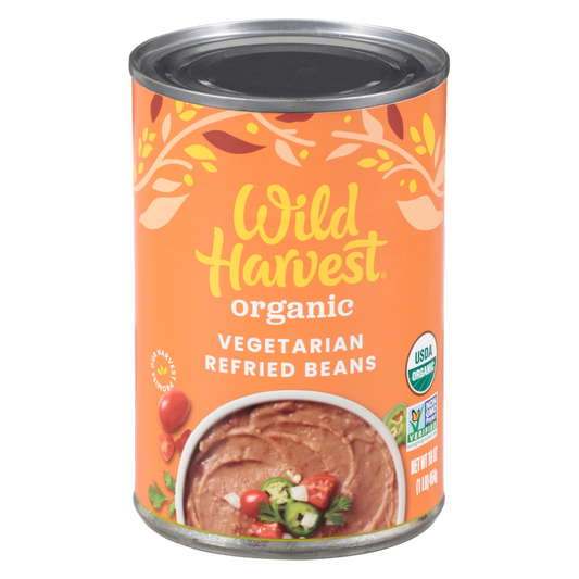 Wild Harvest Organic Vegetarian Refried Beans, 16oz.