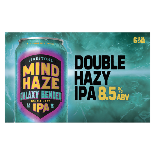 Firestone Galaxy Bender Double Hazy IPA 6pk 12oz Can