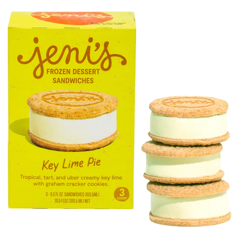 Jeni's Key Lime Pie Frozen Dessert Sandwiches 3ct