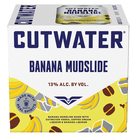 Cutwater Banana Mudslide 4pk 12oz Can