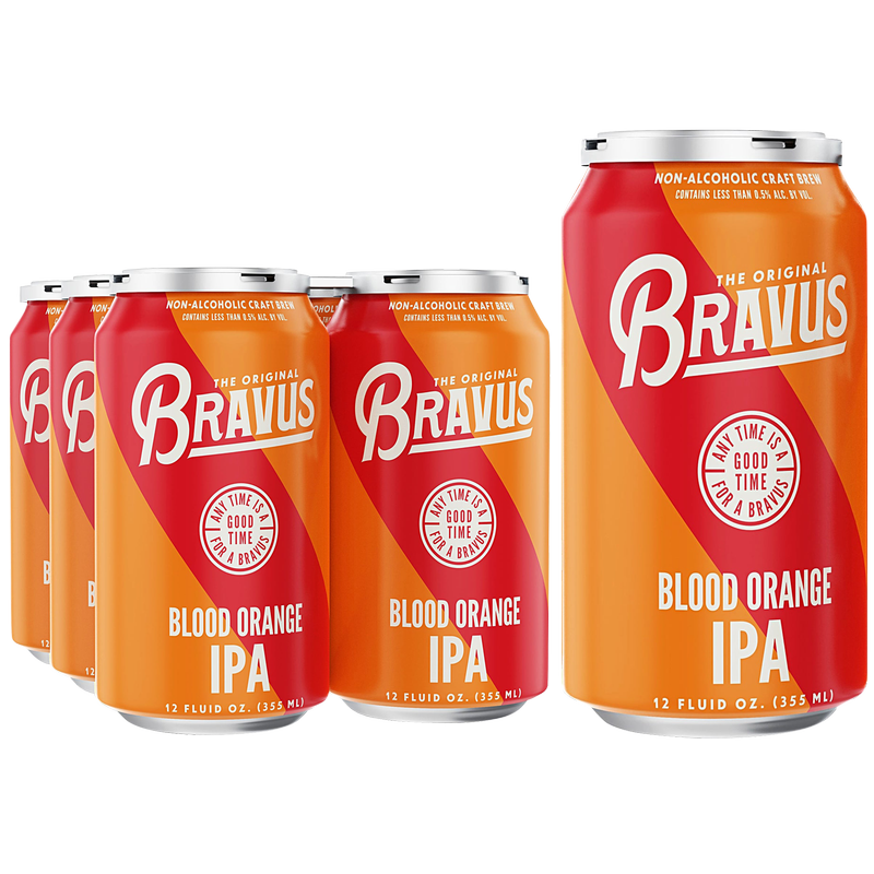 Bravus Brewing Co. Blood Orange Non-Alcoholic IPA 6pk 12oz Cans