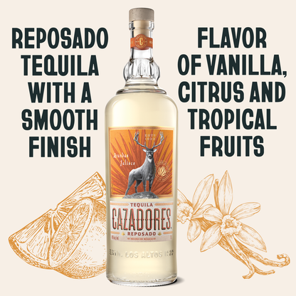 Cazadores Reposado Tequila Gift Set 750ml (80 Proof)
