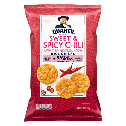 Quaker Rice Crisps Sweet Chili 3.03oz