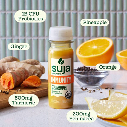 Suja Organic Immunity Turmeric Pineapple Shot 2oz Btl