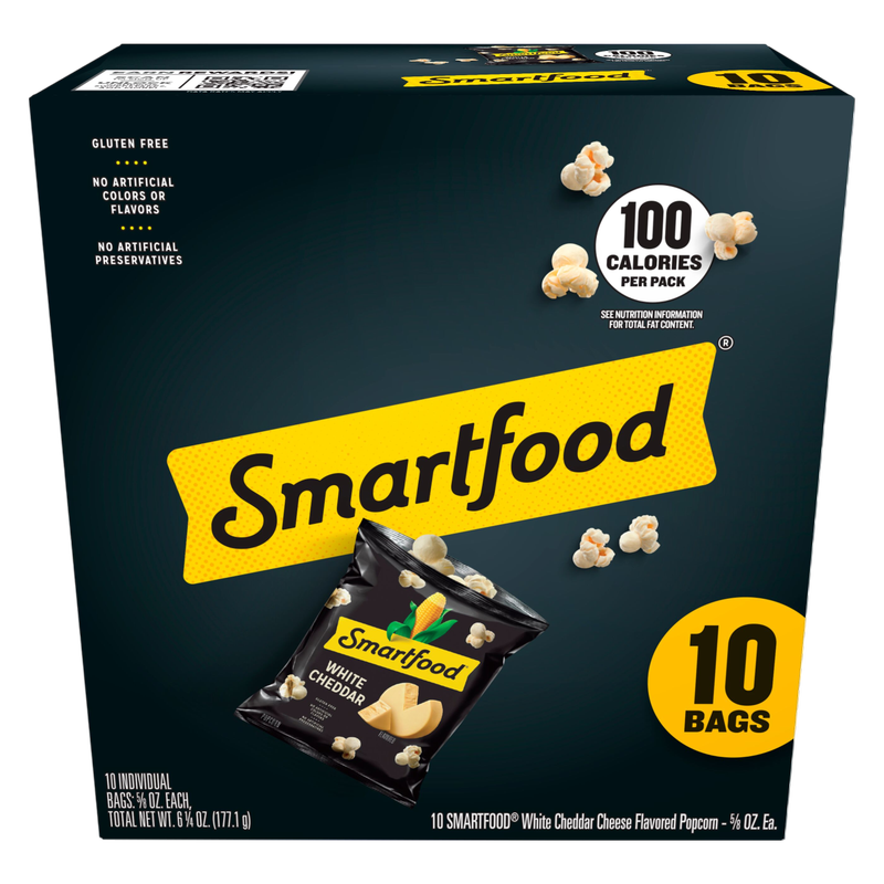 Smartfood Popcorn White Cheddar Flavored 10ct