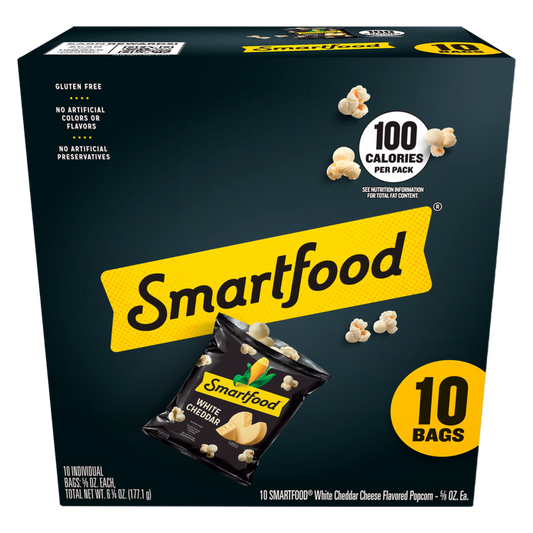 Smartfood Popcorn White Cheddar Flavored 10ct