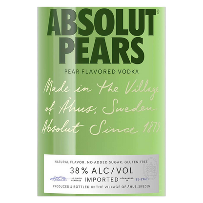 Absolut Pears Vodka 1L (80 Proof)