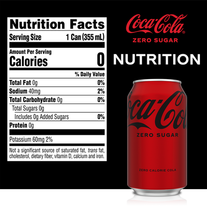 Coca-Cola Zero Sugar Single 12oz Can