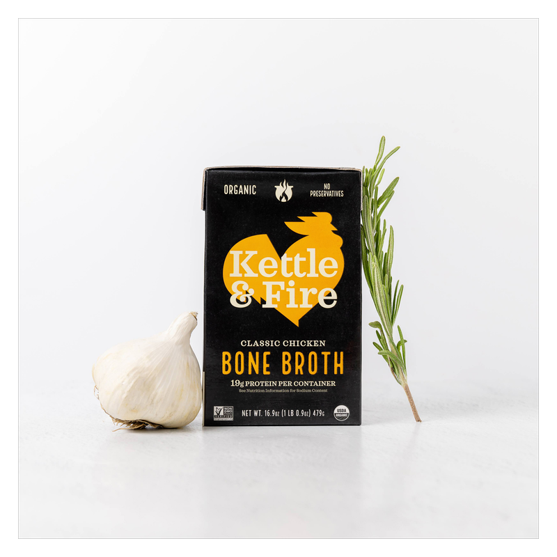 Kettle & Fire Chicken Bone Broth 16.9oz