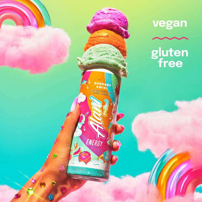 Alani Energy Sherbert Swirl 12oz Can