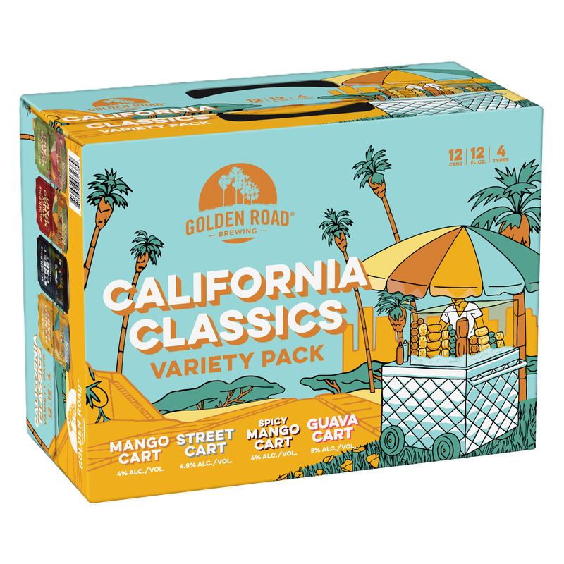 Golden Road Cali Classic Variety Pack (12PKC 12 OZ) (12PKC 12 OZ)