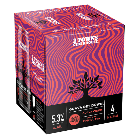 2 Towns Guava Get Down 4pk 16oz Can