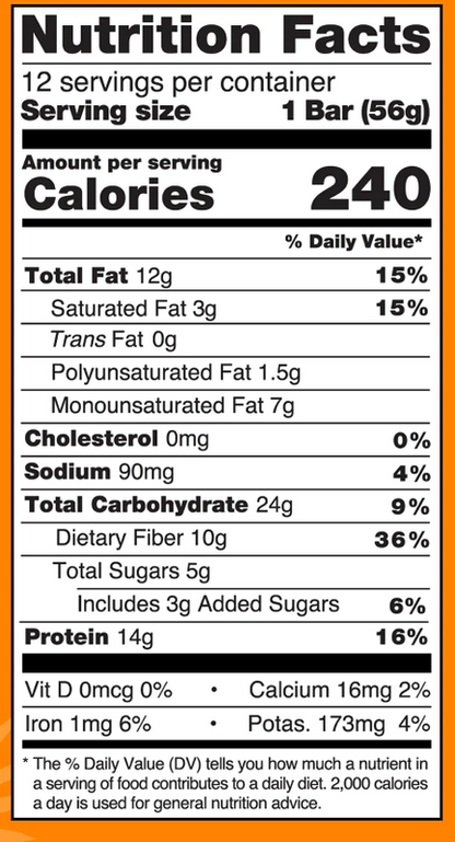 Aloha Peanut Butter Chocolate Chip Protein Bar Case 12 ct