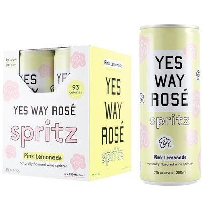 Yes Way Rose Pink Lemonade Spritz 4PK 5% ABV