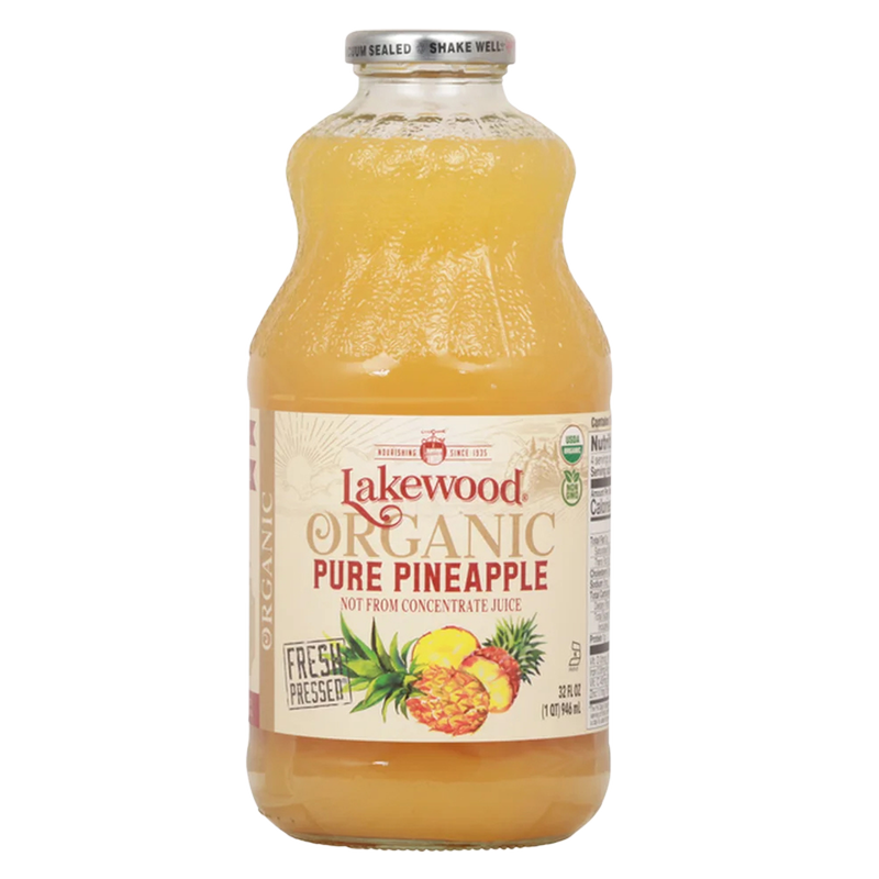Lakewood Pure Pineapple Juice 32oz Btl