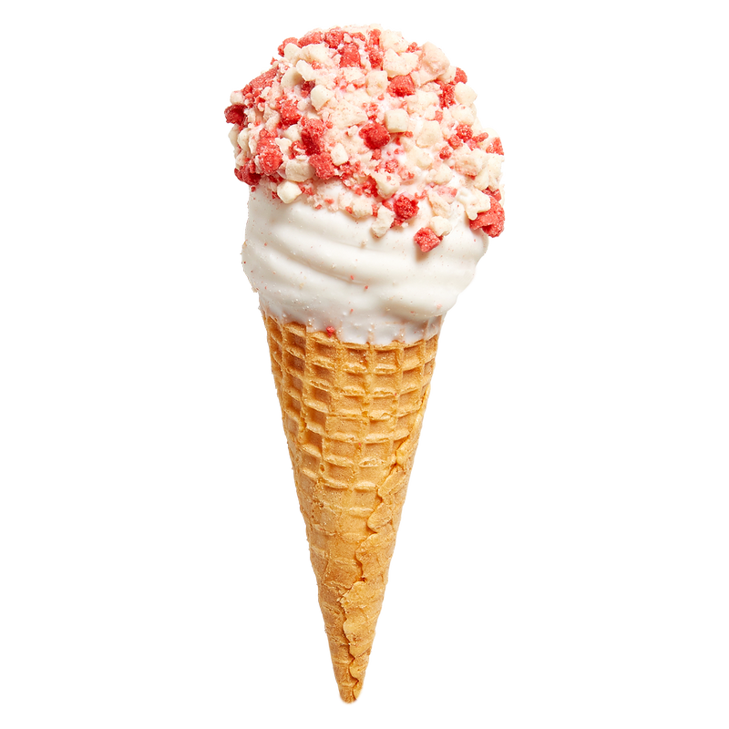 Blue Bunny Mini Swirls Strawberry Shortcake Cones, Frozen Dessert, 8 Pack