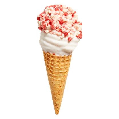 Blue Bunny Mini Swirls Strawberry Shortcake Cones, Frozen Dessert, 8 Pack
