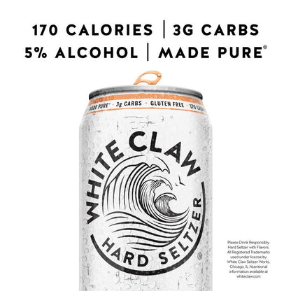 White Claw Peach Single 19.2oz Can 5% ABV