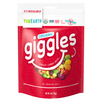 Yum Earth Organic Giggles Candy Bites 5oz