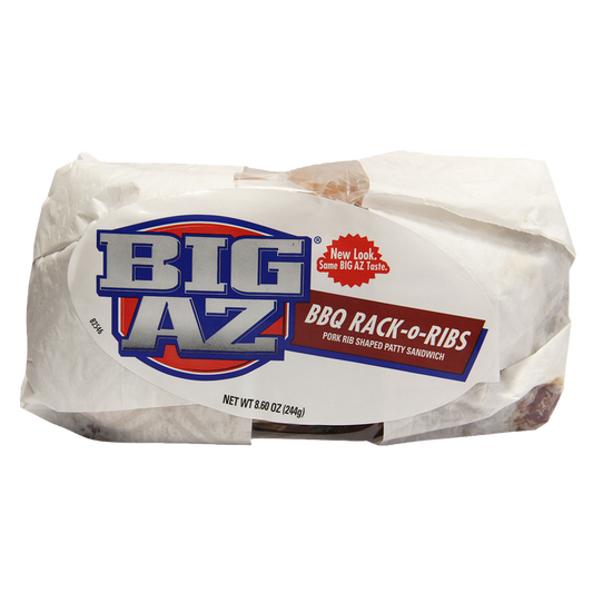 Big AZ Rack O Ribs Barbecue Pork Sandwich 8.6oz