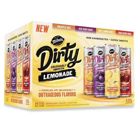Mike's Hard Dirty Lemonade 12pk 12oz Can 4.5% ABV